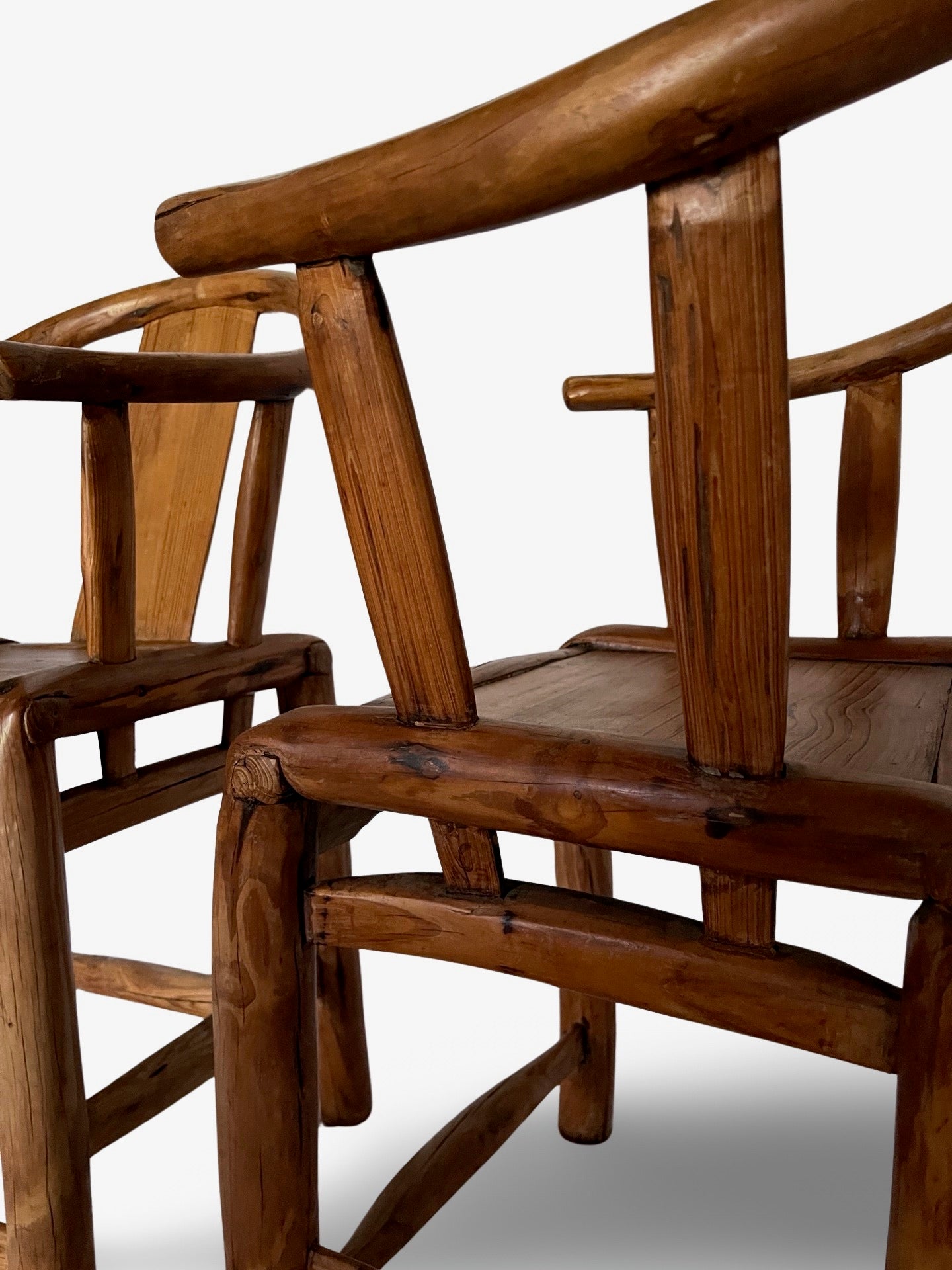 Pair of Hand Made Asian Style Chairs