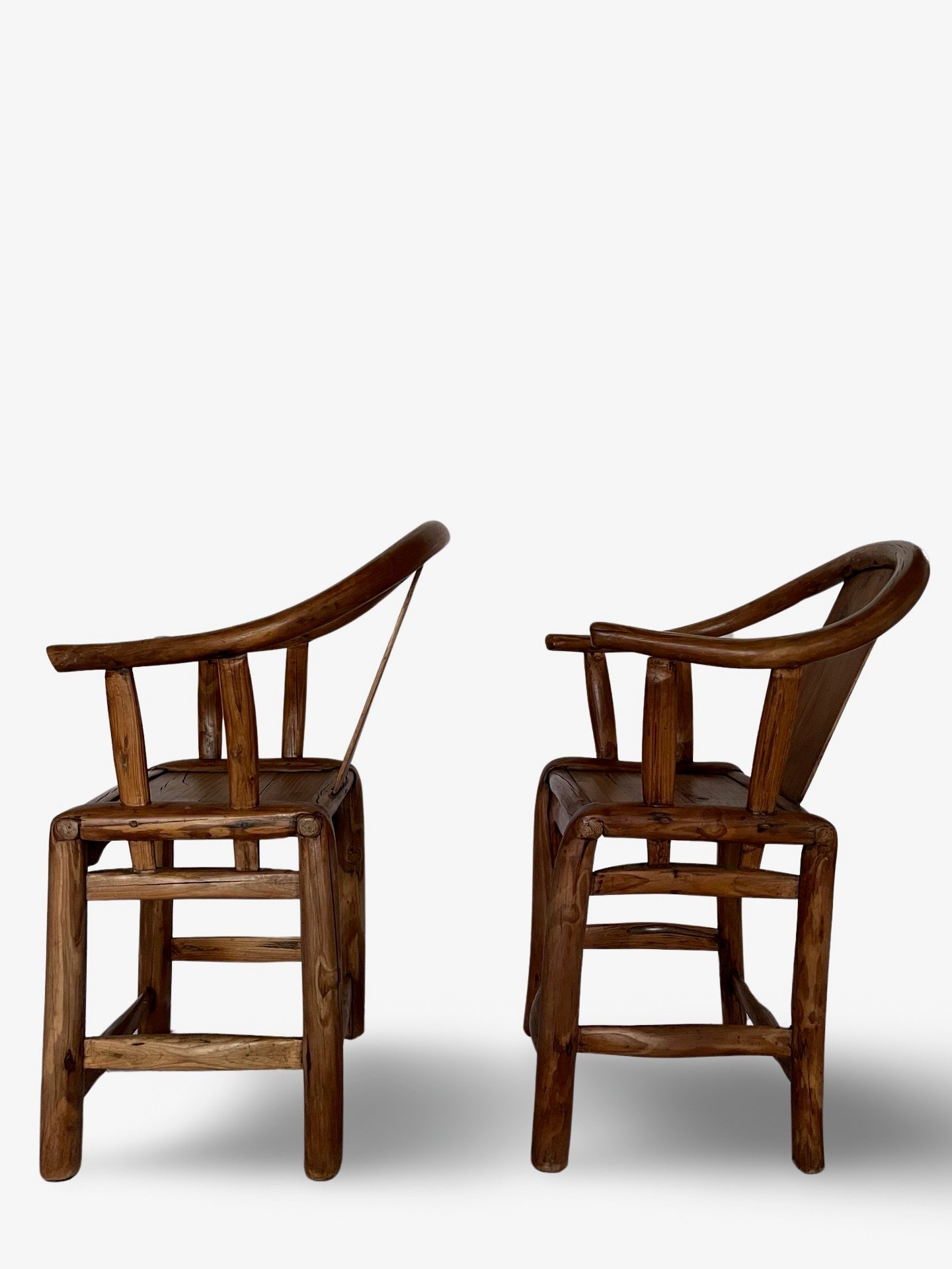 Pair of Hand Made Asian Style Chairs