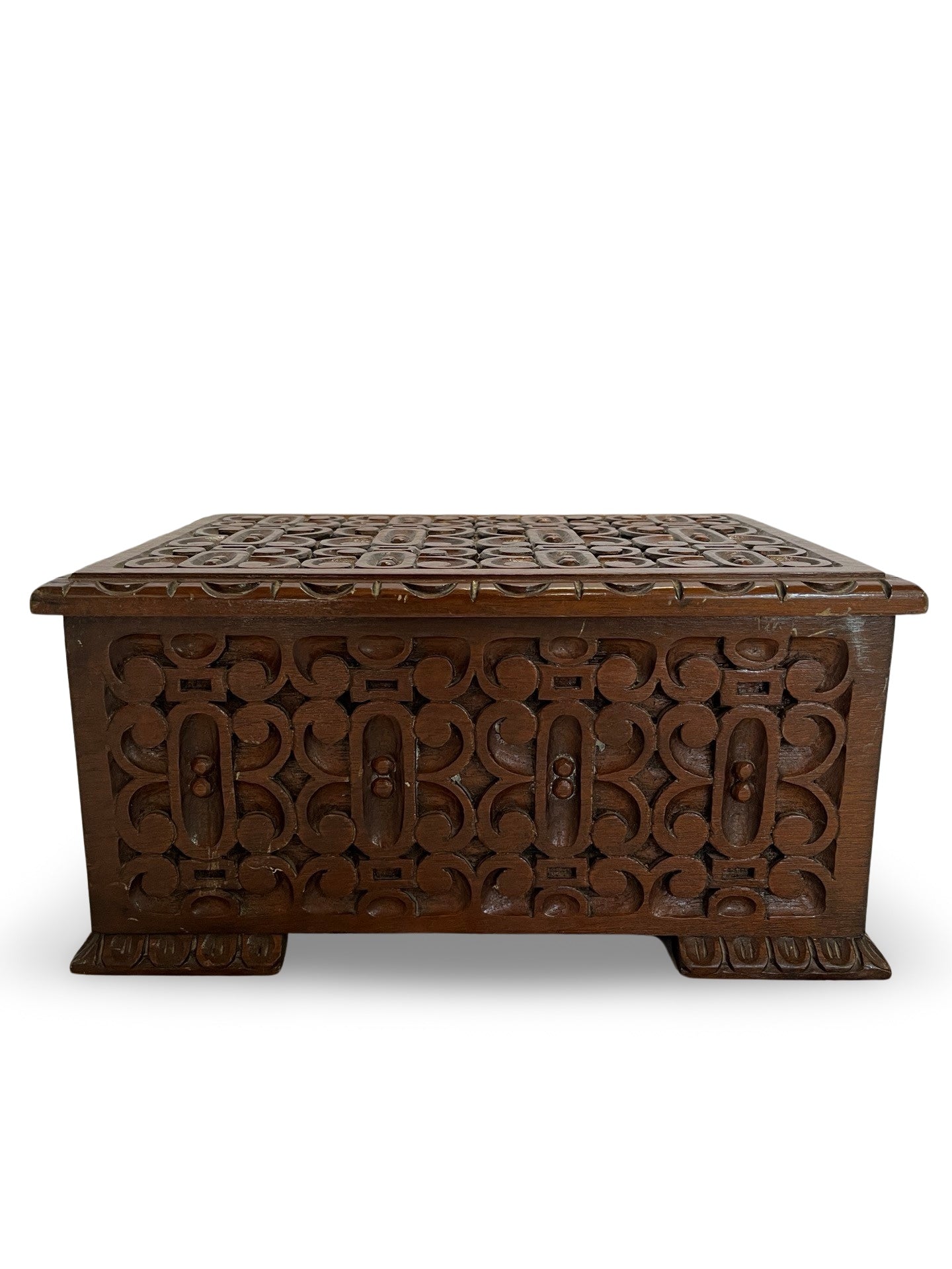 Vintage Carved Decorative Box