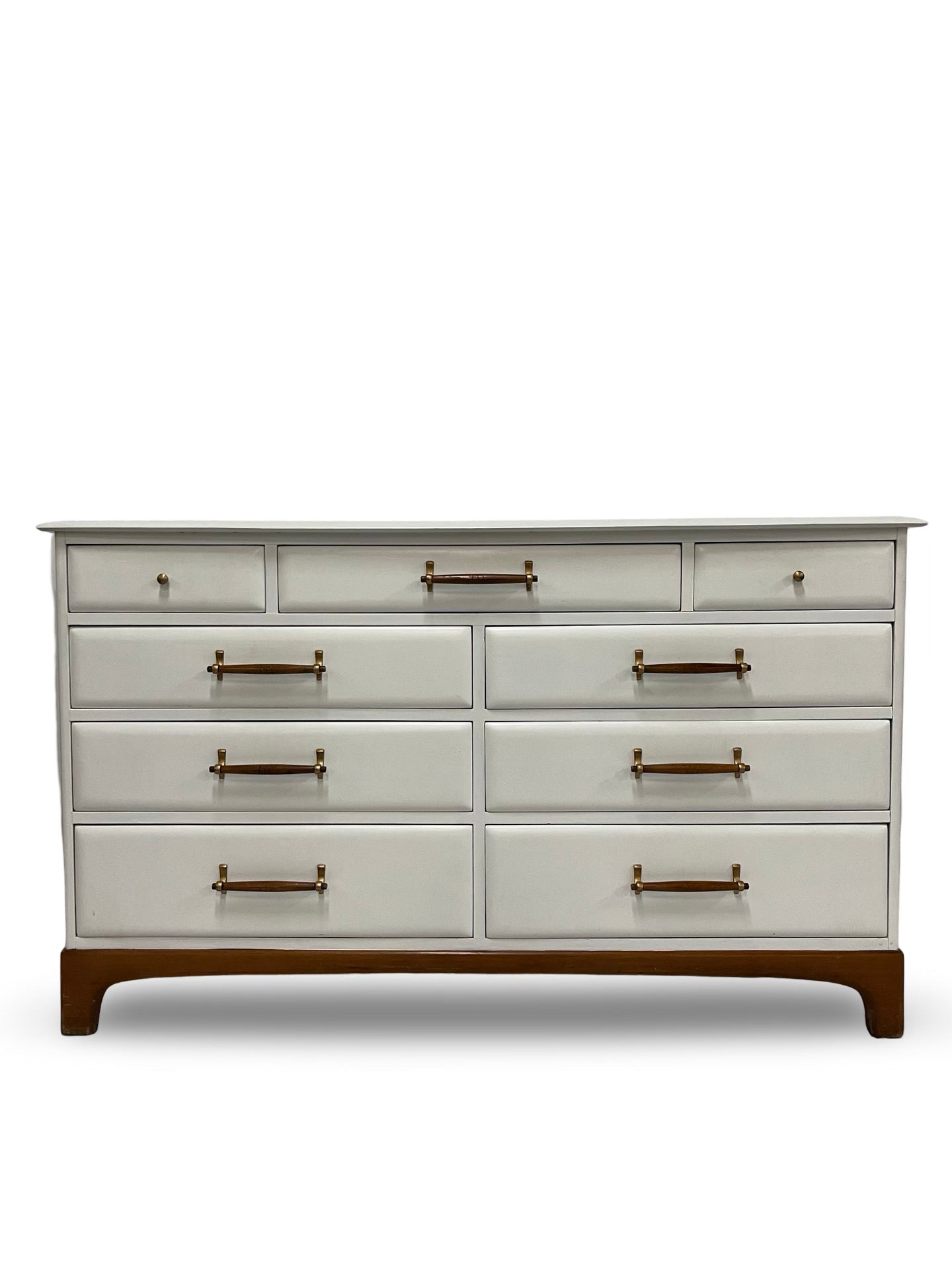 mid century modern double dresser Vintage Midcentury Modern Double Dresser