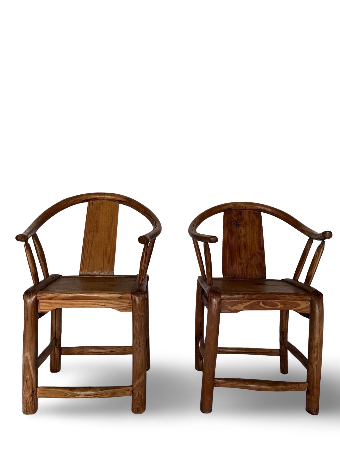 Pair of  Hand Made Asian Style Chairs