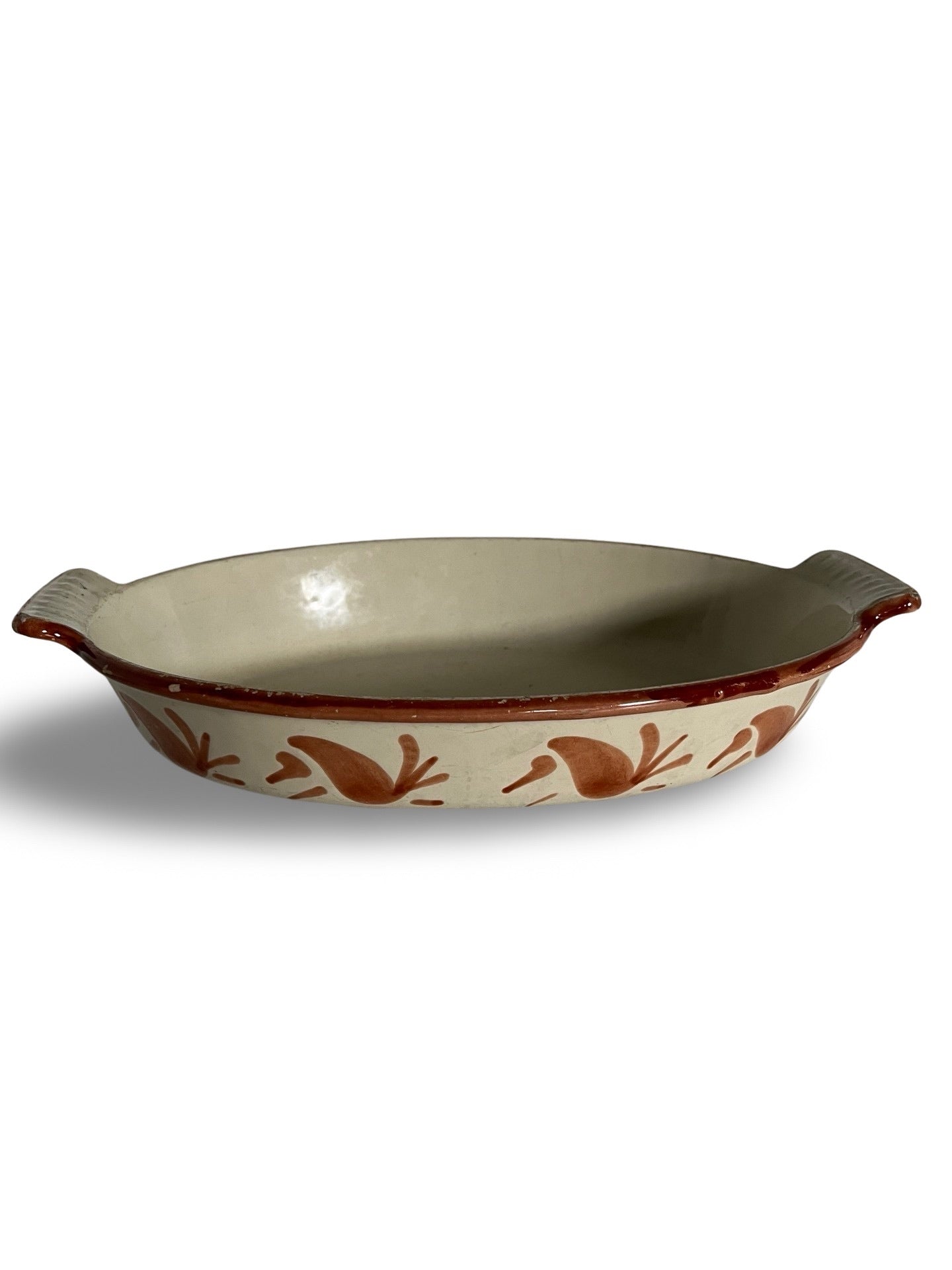 Oval Iron & Ceramic Baking Dish