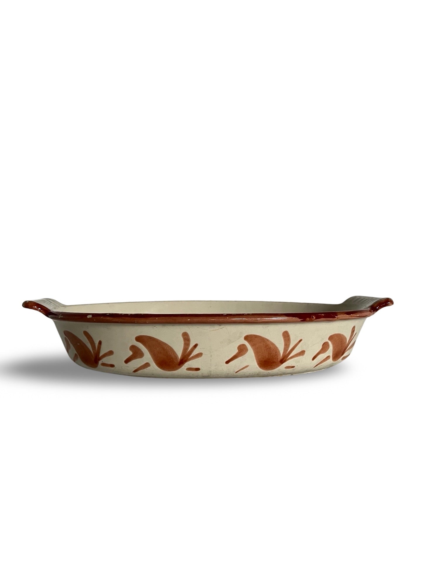 Oval Iron & Ceramic Baking Dish