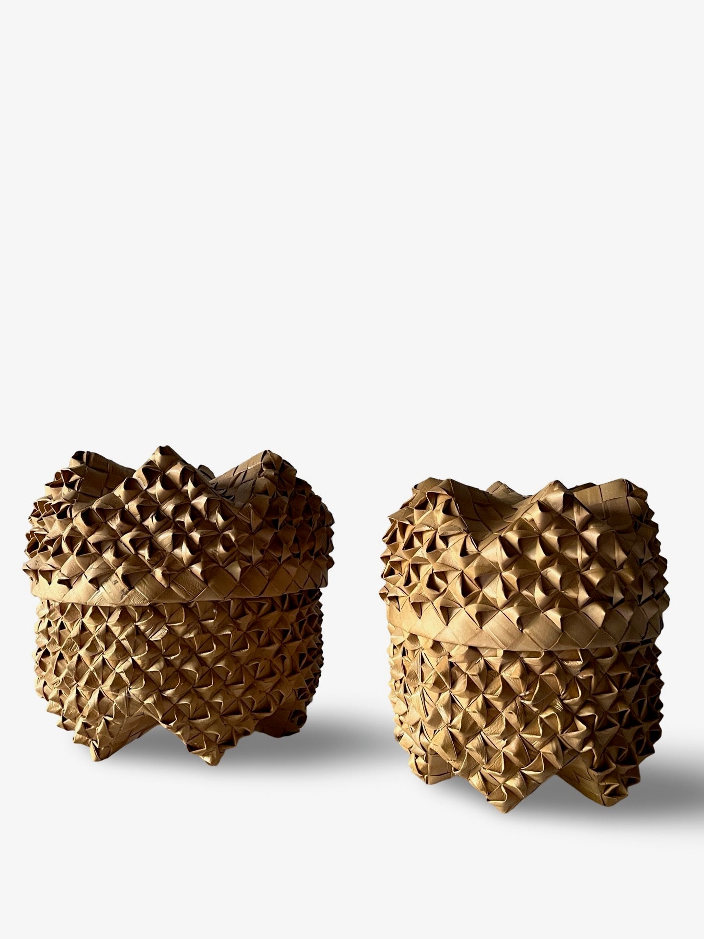 Set of Three Woven Nesting Baskets