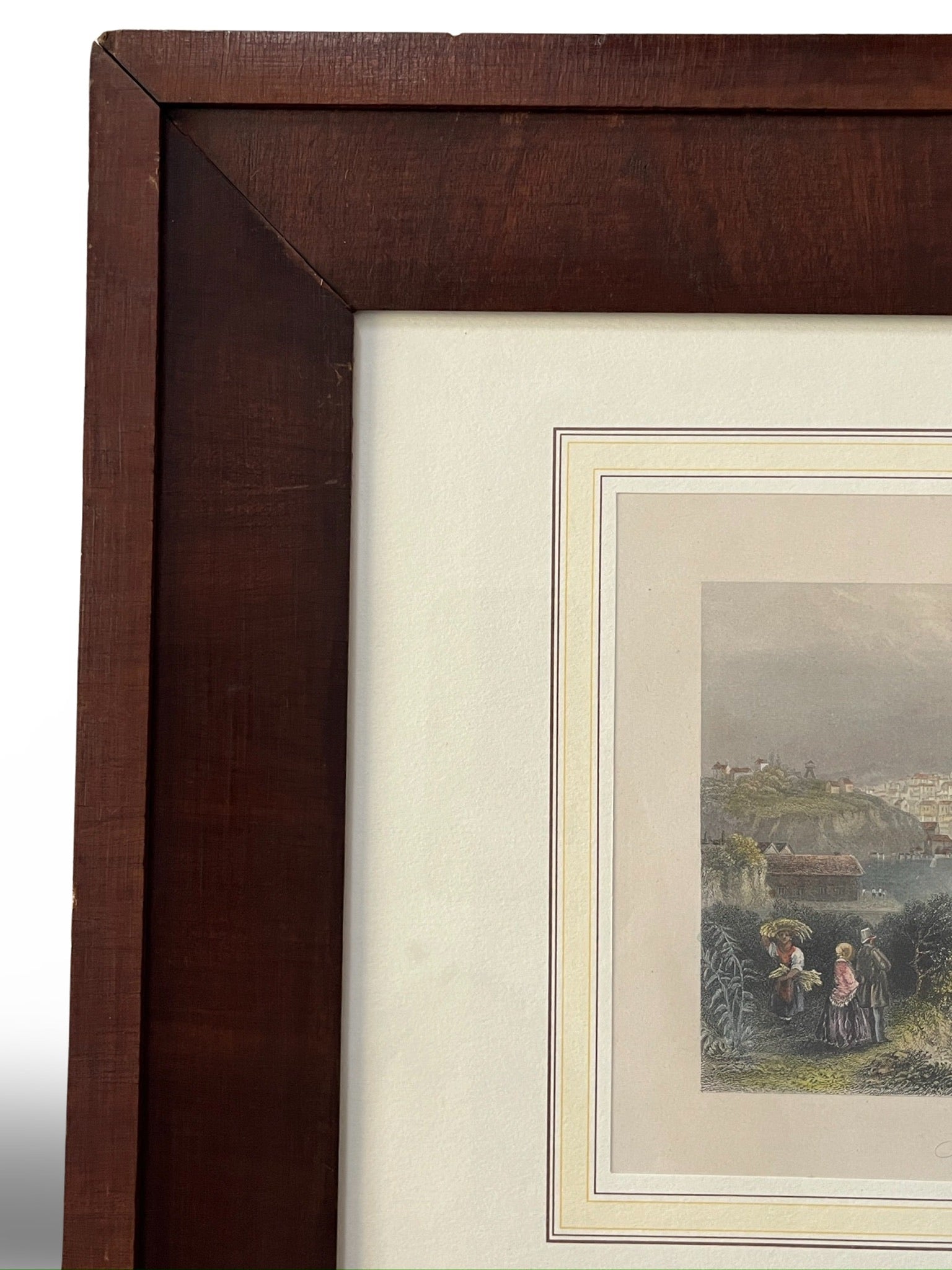 Vintage Framed Print, "View of Baltimore"