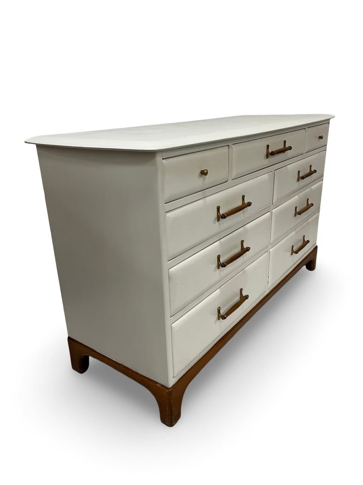 Vintage Midcentury Modern Double Dresser