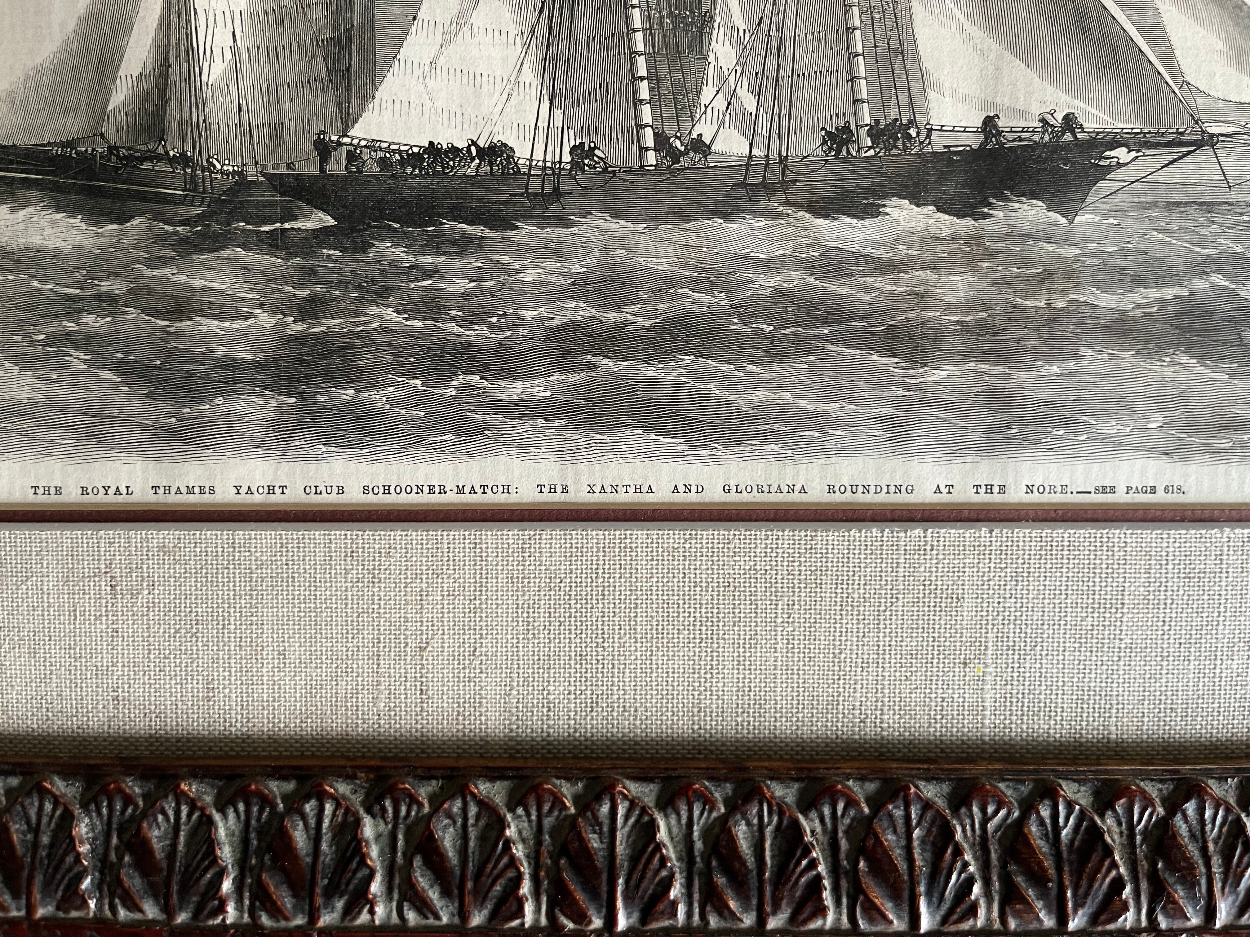 Framed Schooner Print