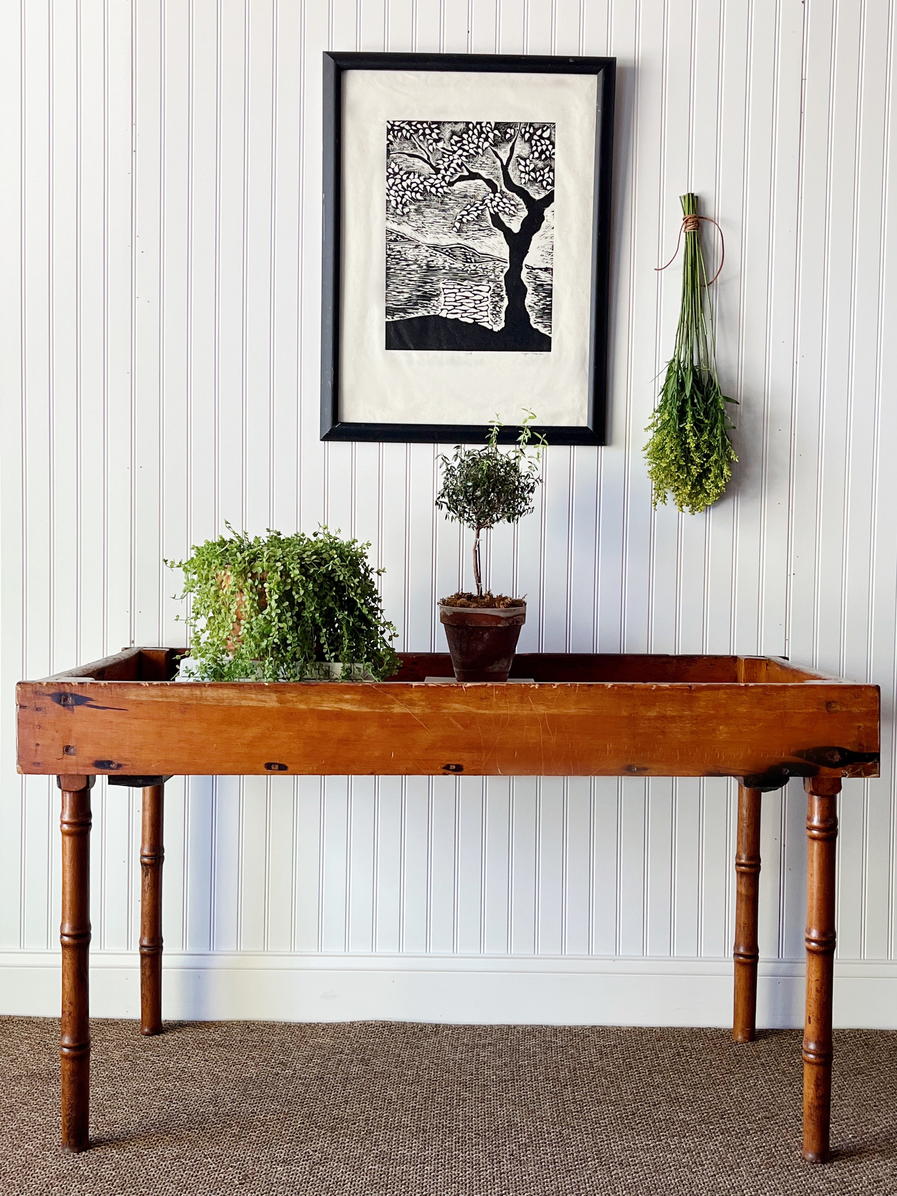 Antique Potting Table / Dry sink