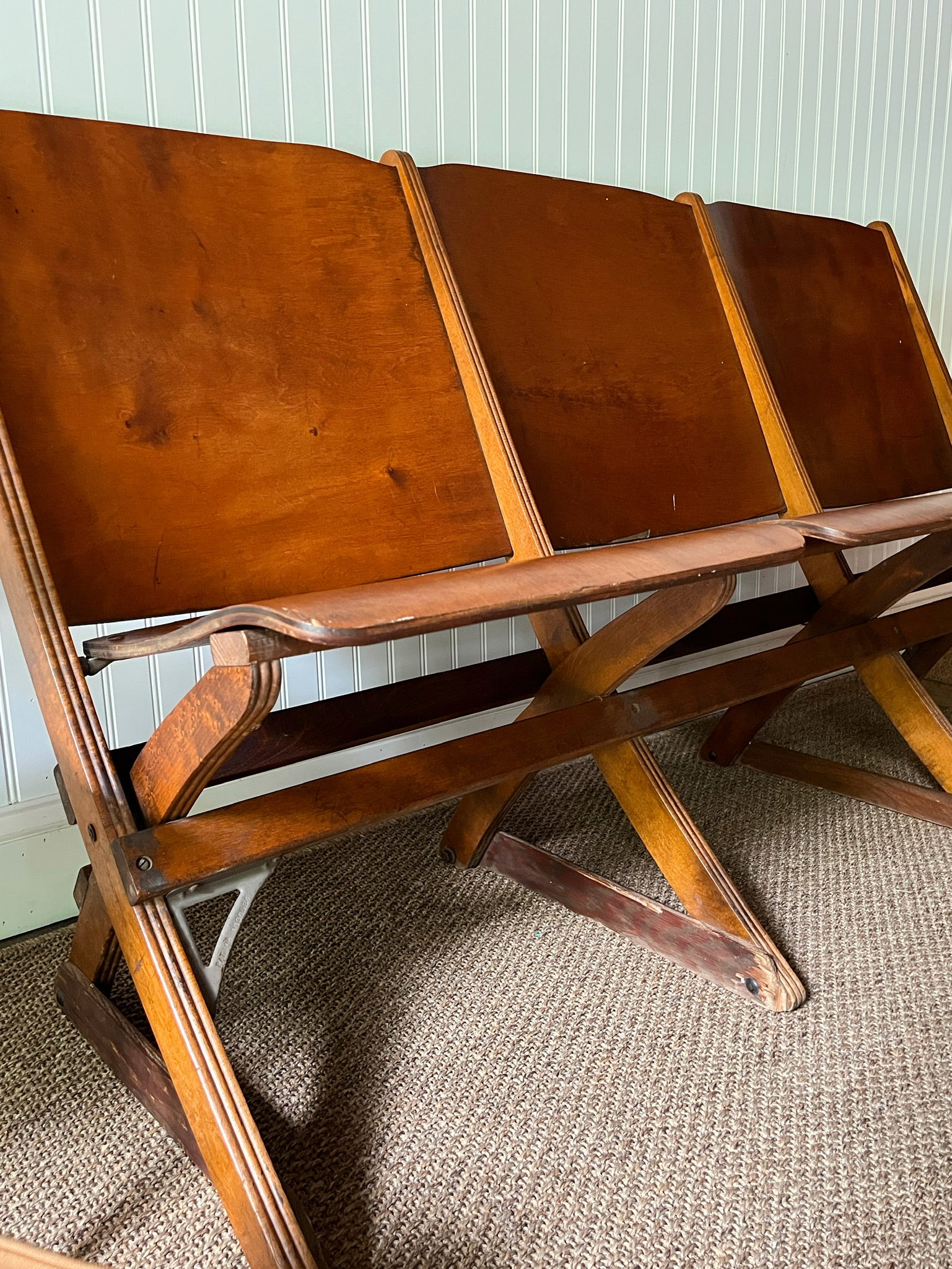 Vintage 1920's Theater Seats