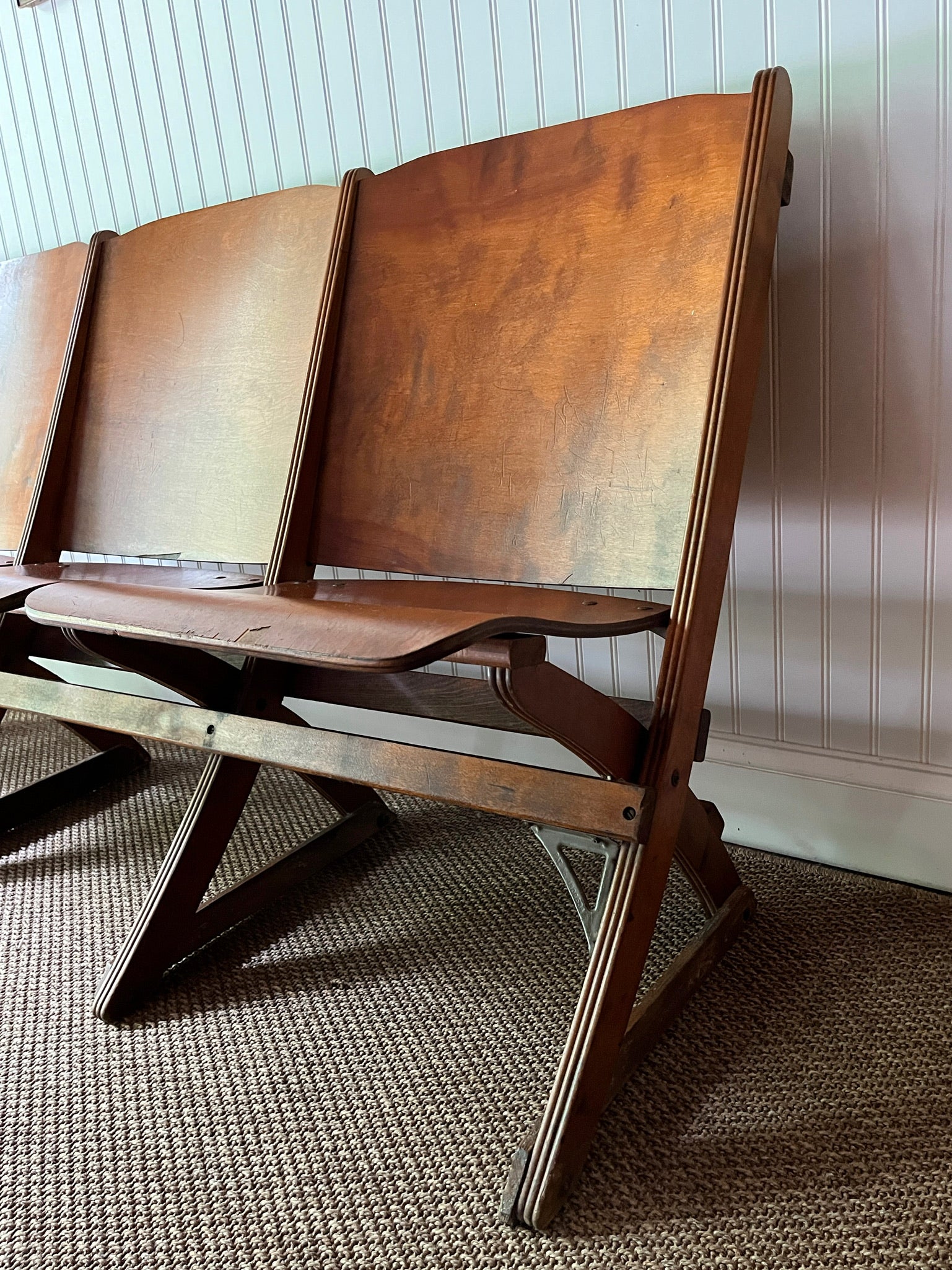 Vintage 1920's Theater Seats